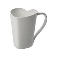 TAZZA MUG CUORE PORCEL.BIANCA