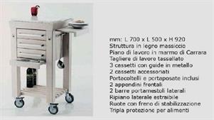 CARRELLO CUCINA ATTREZZATO LOFT