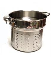 CESTELLO PASTAIOLA ACCIAIO INOX 22CM METALSOMMA