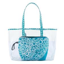 SET BORSA TRASPARENTE+TROUSSE