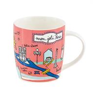 TAZZA MUG MON JOLI PARIS ROSA