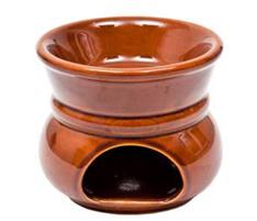 FORNELLINO CERAMICA COGNAC 11CM ART 070360