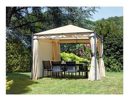 GAZEBO FERRO 3X3 POLI SABBIA