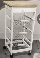 CARRELLO BIANCO CUCINA