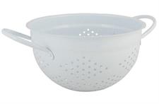 COLAPASTA SMALTATO 20CM.BIANCO