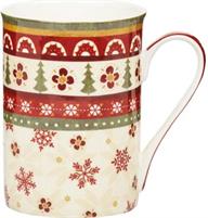 TAZZA MUG CHRISTMAS PATTERN CR