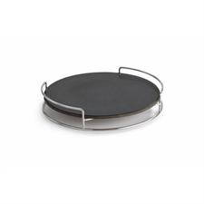 PIZZA STONE M PIETRA REFRATTARIA +SUPPORTO INOX