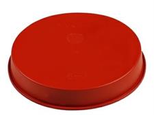 TORTIERA TONDA SILICONE 24CM S-T LISCIA