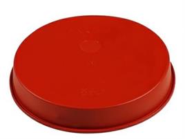 TORTIERA TONDA SILICONE 24CM S-T LISCIA