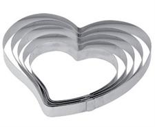 FASCIA PER TORTE INOX CUORE