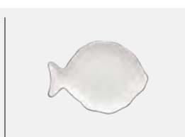 PIATTO DORY PESCE 21X15