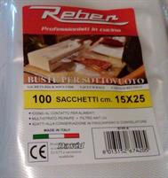 SACCHETTI SOTTOVUOTO 15X25-100 PEZZI 6745N