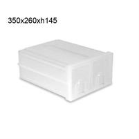 CONTENITORE ORGANIZER 2 CASSETTI 35X26XH14,5CM