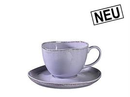 TAZZA COLAZIONE C/P BRUSHED LILLA SPAZZOLATA