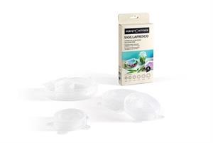 SET 6 COPERCHI SILICONE TRASP.