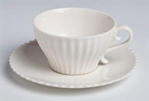 TAZZA TE' CON PIATTO BIANCA