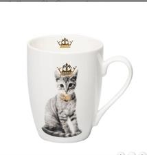 TAZZA MUG GATTO PORCELLANA LUX