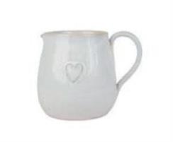 CARAFFA BROCCA PORCELLANA 1250ML CUORE