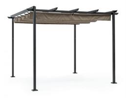 GAZEBO DYNAMIC ANTRACITE TELO TORTORA 3X3