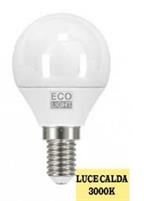 LAMPADA LED ECOLIGHT SFERA 3W E14 3000K