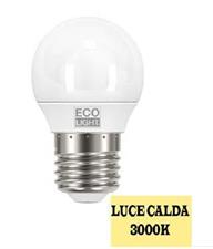 LAMPADA LED ECOLIGHT SFERA 8W E27 3000K