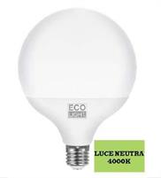 LAMPADA LED ECOLIGHT GLOBO G125 24W E27 4000K