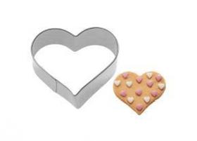 TAGLIABISCOTTI CUORE INOX 6CM