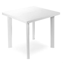 TAVOLO FIOCCO QUADRATO 80CM BIANCO