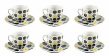 SET 6 TAZZE CAFFE' ITACA CON PIATTO