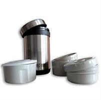 THERMOS VIVANDE INOX 1,5LT 3 CONTENITORI