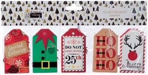 SET 40 TARGHETTE NATALE 5X9CM