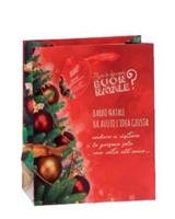 BORSA CARTA NATALE 23X10X18H