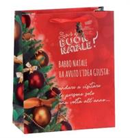 BORSA CARTA NATALE 31X12X26H