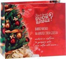 BORSA CARTA NATALE 31X12X26H