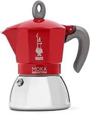 CAFFETTIERA MOKA INDUCTION INDUZIONE 2TZ ROSSA