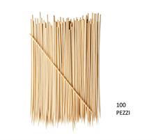 CONFEZIONE 100 SPIEDINI BAMBOO 30CM 70004