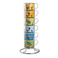 SET 6 TAZZE CAFFE COCORICO IMP