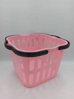 CESTA QUADRA PLASTICA MULTIUSO PARIS 25X25X16CM