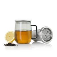 TISANIERA IN VETRO CON INFUSORE YUNA 560ML