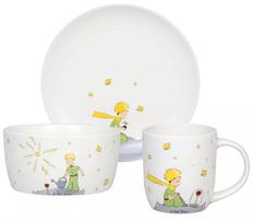 SET PAPPA BABY 3PZ PICCOLO PRINCIPE PORCELLANA