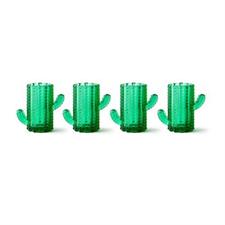 SET 4 BICCHIERI LIQUORE CACTUS