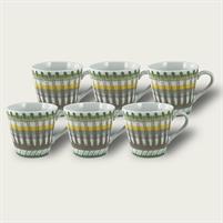 SET 6 TAZZA CAFFE' SENZA PIATTO APULIA