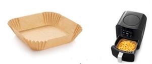 CARTA FORNO QUADRA 50PZ 16X16CM PER FRIGGITRICE