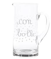 CARAFFA BROCCA VETRO SD CON BOLLE 1200ML